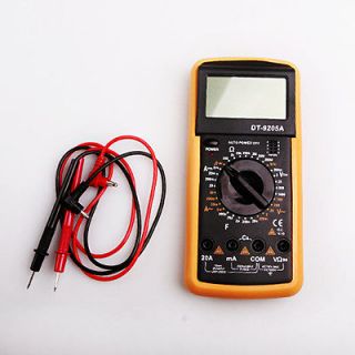   DC LCD Digital Multimeter Volt Ohm Amp Tester Check with Buzzer Sound