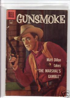 Gunsmoke #769 VG 1956 Dell The Marshals Gamble Dillon