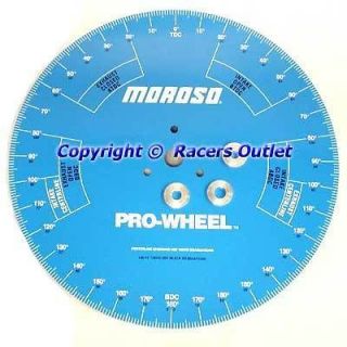 Moroso 18 Cam Degree Wheel # 62191 Camshaft Timing Pro Universal