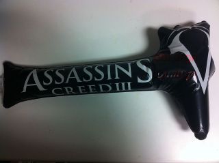 New Assassins Creed 3  Inflatable Tomahawk  Toy  Promo