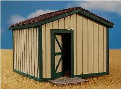 GC Laser Building Kit S Scale Storage Shed #21391