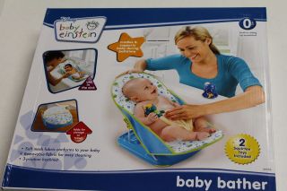 Baby Einstein Baby Bather Bath Seat for Babies with Squirtee Toys NEW
