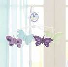   Pastel Colored Flying Butterfly Musical Baby Girl Nursery Crib Mobile