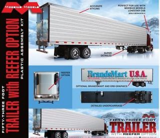 Newly listed Moebius 53 Foot Trailer 1:25 Scale Model Kit NEW