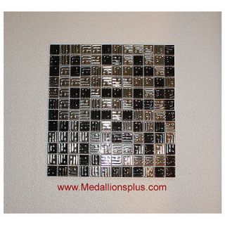   Steel Mosaic Backsplash Tile Stain Less Tiles Kitchen Tile Bathroom