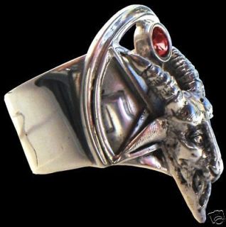 baphomet ring in Handcrafted, Artisan Jewelry