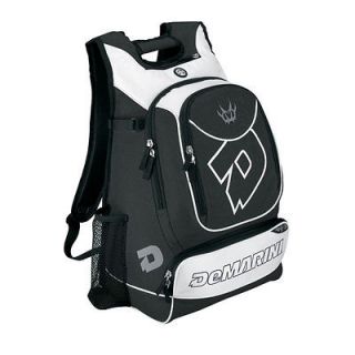 DeMarini Vexxum Baseball/Softb​all Backpack Bat Bag Black/White