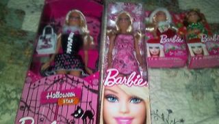   Kelly Dolls Halloween Barbie as a Cat Barbie as Barbie Five Loose