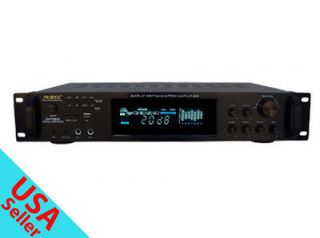 RSQ DAT 888S 600W Digital Amplifier Tuner Pre Amp w/ Crossover iPod 