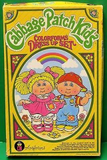 Colorforms Cabbage Patch Kids Dress up Play Set Original Box 1980s