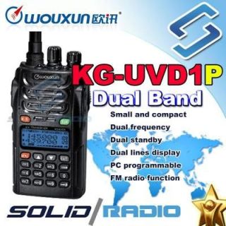 WOUXUN KG UVD1P UV Dual Band Radio 1750 Tone FM Radio