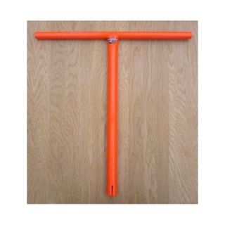 MUTTS PRO STAINLESS STEEL SCOOTER BAR 500MM FLURESCENT ORANG ONE PIECE 