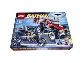 Newly listed Lego Batman The Batcycle Harley Quinns Hammer Truck 