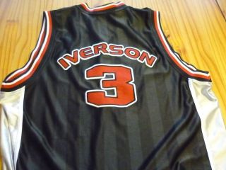 Allen Iverson i3 sewn sleeveless basketball jersey size adult XL