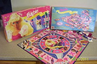 Barbie Queen of The Prom Board Game Vintage 1990s Edition