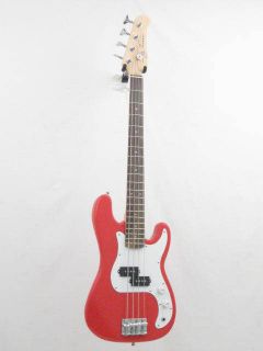   SALE NEW JAY TURSER JTB 40 FR 3/4 SIZE RED PRECISION BASS GUITAR