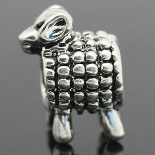   Sheep Sterling Silver European Charm Bead for Bracelet/Necklace X268C