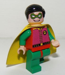 Custom Lego Batman red green ROBIN batman theme robin figure lego
