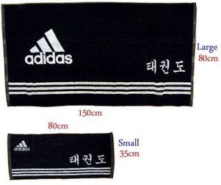 Adidas Swimming Beach Bath Towel Black Color Size Small & Large   Fast 