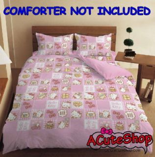 Hello Kitty Dessert Bedsheet Single Bed Set Sanrio