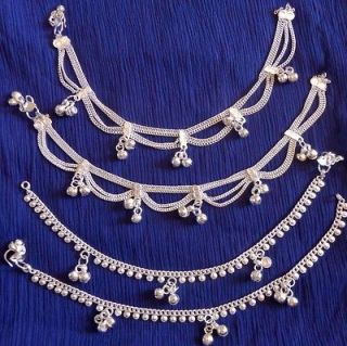   Gypsy silver Anklet Ankle Bracelet Indian Belly Dance foot jewelry