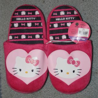   Kitty Children’s Girls Bedroom Slippers Shoes NEW size 13 1, 2 3