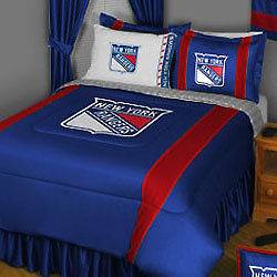 nEw NHL NEW YORK RANGERS Hockey Twin Bed COMFORTER SET