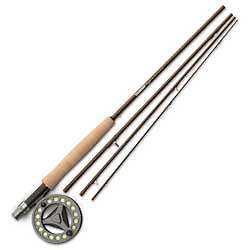   Sage Flight Fly Fishing Rod & Reel Outfit Combo  9  4 wt +Line+Tube