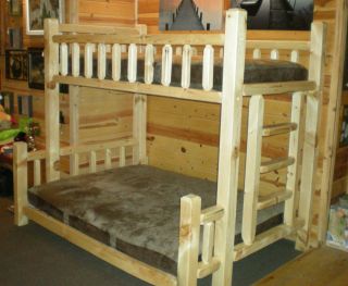 log bunk beds in Beds & Bed Frames