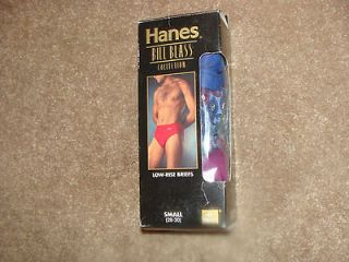 Bill Blass Hanes Low Rise Briefs For Men Small New Vintage 3 Pack