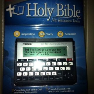 Franklin Electronic Bible NIV ~ 570 NEW 