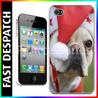 Big Eyed Cute Dog in Christmas Holiday Costume Case Back Cover For 