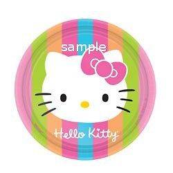 Hello Kitty edible cake image topper 12 cupc​ake