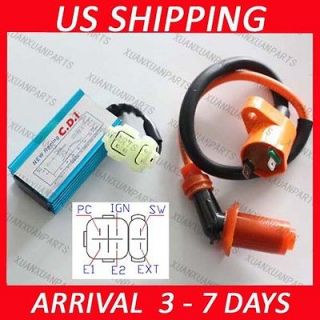 pins Racing performance CDI + Ignition Coil for Gy6 50cc/150cc 