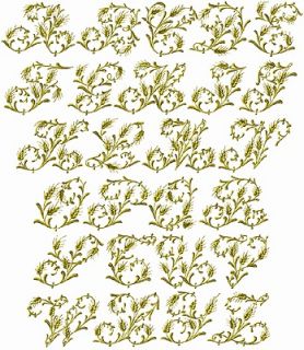   Wheat Font   Embroidery Designs Complete Alphabet for 4x4 hoop