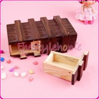 New Chinese Compartment Wooden Secret Magic Puzzle Box