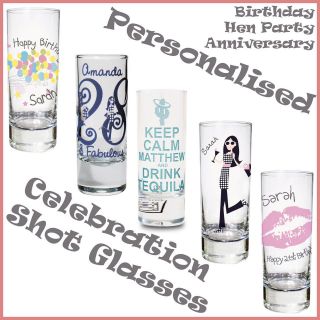   Shot Shooter Glass ♥ Birthday Gift   18th, 21st, 30th, 40th 50th