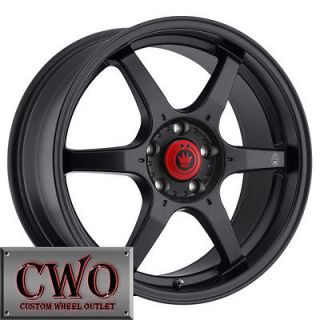 16 Black Konig Backbone Wheels Rims 4x100 4 Lug Civic Mini Xb Cobalt 