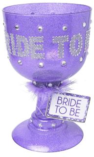 Bachelorette Party Favors   Bride to Be Goblet Pimp Cup   PURPLE 