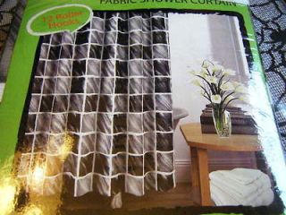 black white gray shower curtain