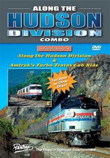 Along the Hudson Combo Amtrak Turbo Train Cab Ride DVD