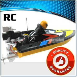 14cm Radio Remote Control RC Mini Racing Speed Boat