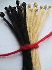   Human Hair Crochet Dreadlock Extension Black, medium Brown OR Blonde
