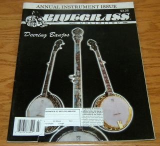 Bluegrass Unlimited (March 2002) Deering Banjos, Huss & Dalton Guitar 