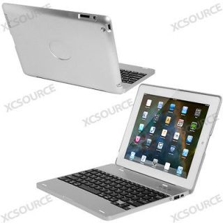 For New iPad 2 3 Light Case Cover Bluetooth Keyboard Li ion Battery 