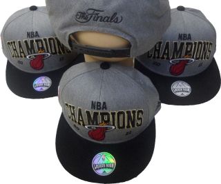NBA MIAMI HEAT 2011 CHAMPIONS LOCKER ROOM HAT CHAMPIONSHIP CAP ADIDAS 