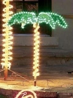 Tropical Lighted Holographic Indoor/Outdoor Rope Light 4.5 Palm Tree