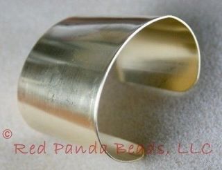 Brass Cuff Bracelet Blank   2 Inches