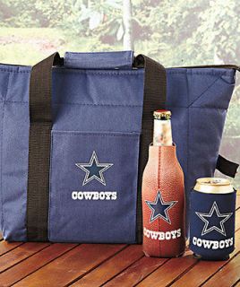   Cowboys 3pc Insulator Cooler Bag Set w/bottle & can koolie   NEW