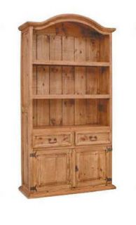 Large Bookcase With Two Drawers And Two Doors